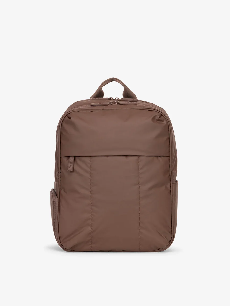 CALPAK Luka 15-inch Laptop Backpack in Walnut