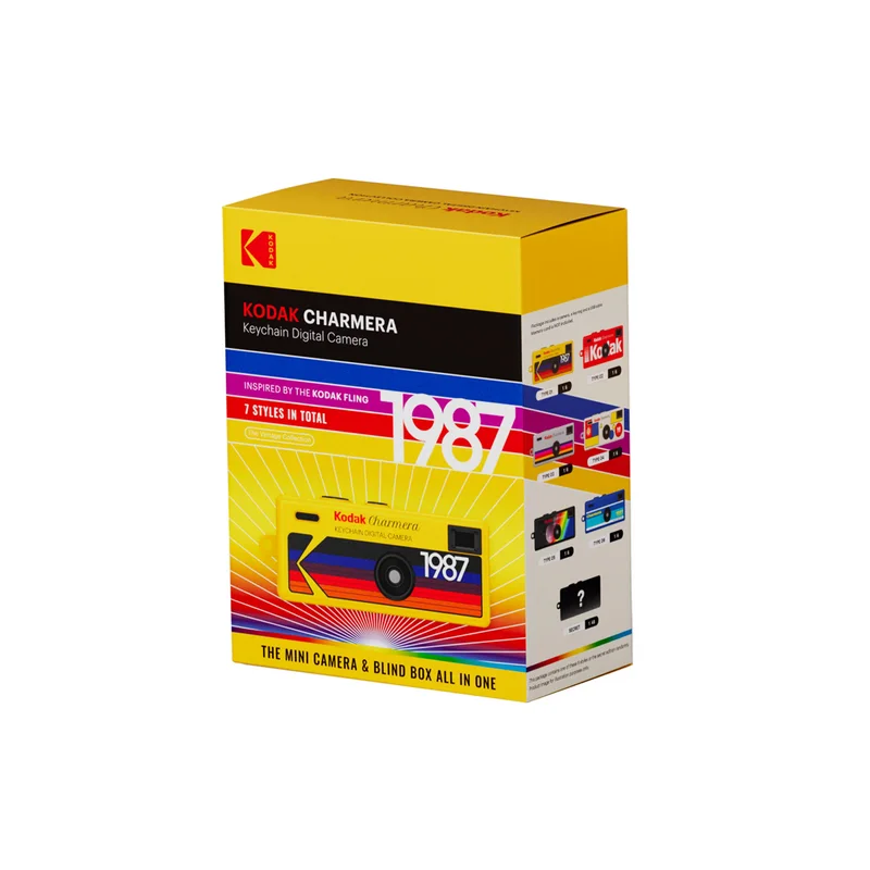 KODAK CHARMERA blind-box keychain digital camera packaging